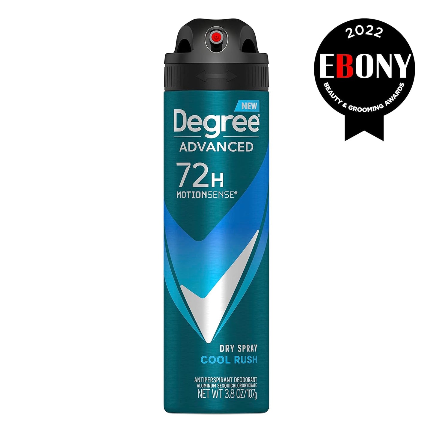 Degree Men Cool Rush Dry Spray 3.8 oz, Pack of 3, 72-Hour Protection, MotionSense Technology
