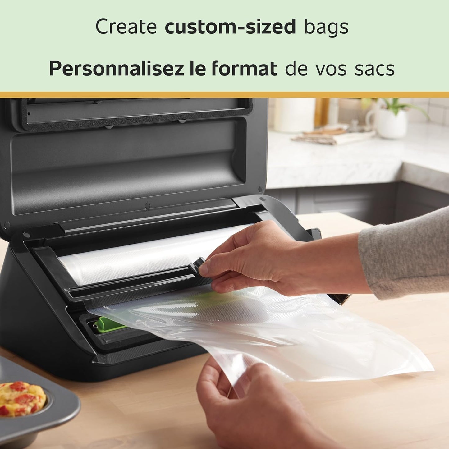 FoodSaver Vacuum Seal Rolls Multipack | BPA-Free Bags | Custom-Sized for Freshness