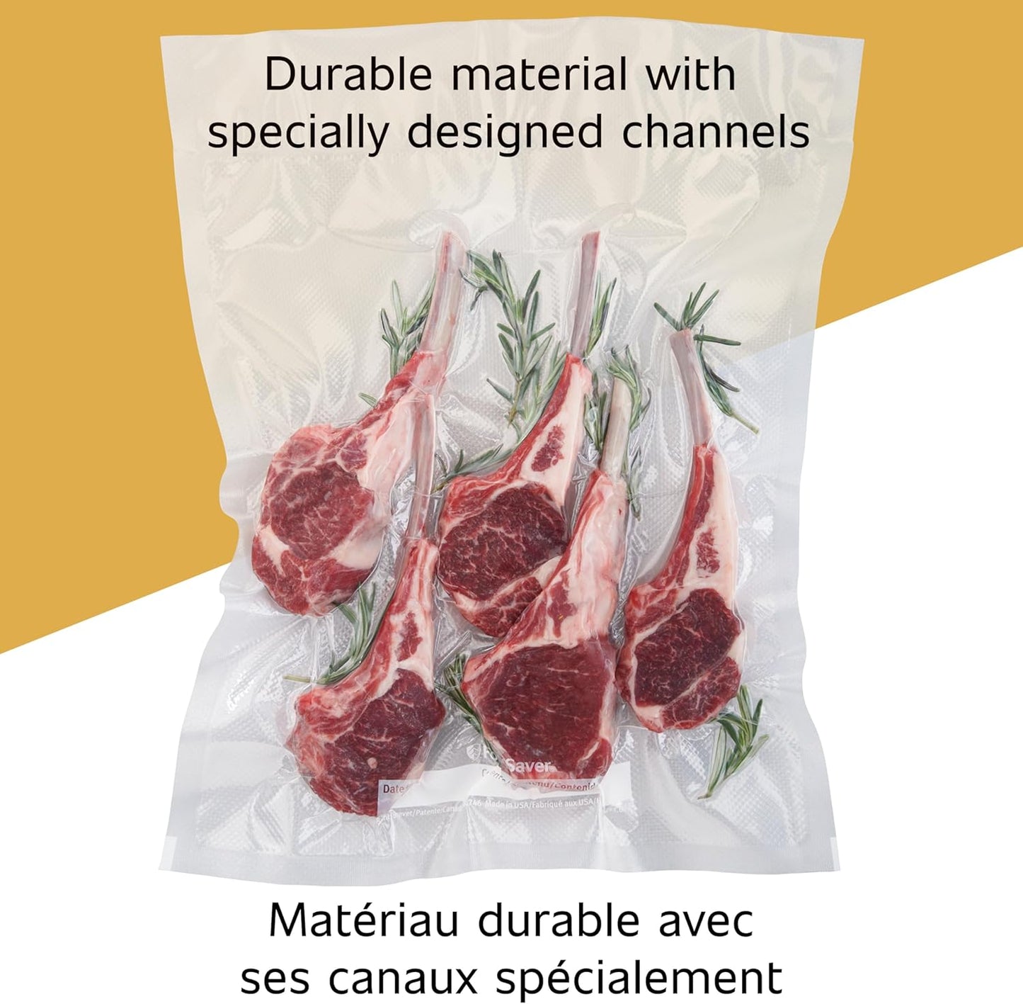 FoodSaver Vacuum Seal Rolls Multipack | BPA-Free Bags | Custom-Sized for Freshness